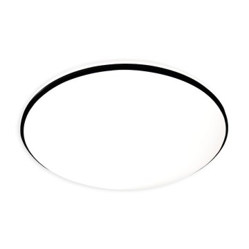 Plafonieră LED HUGO, 12/18/24W, 230V, 3000/4000/6500K, Ø 30 cm, IP54, negru