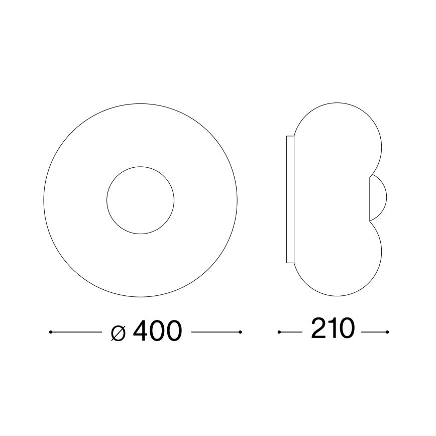 Plafonieră LED Ideal Lux ARIZONA 3xGX53/9W/230V d. 40 cm