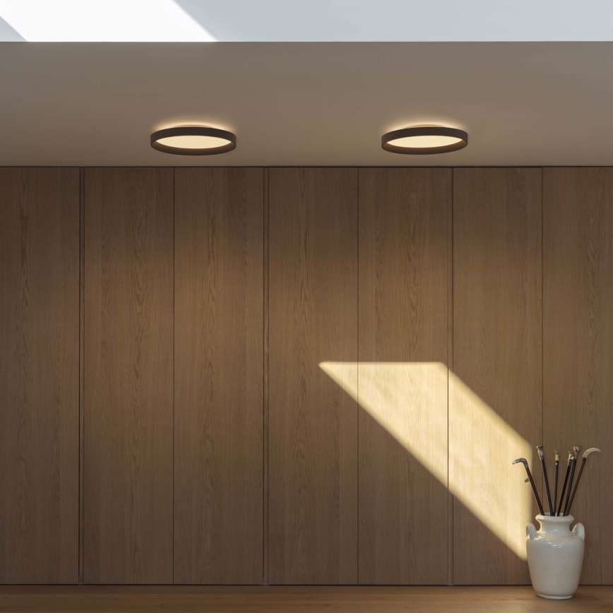 Plafonieră LED Ideal Lux FLY LED/26W/230V 2700K d. 45 cm CRI90 IP40 negru