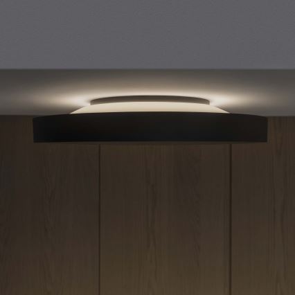 Plafonieră LED Ideal Lux FLY LED/26W/230V 2700K d. 45 cm CRI90 IP40 negru