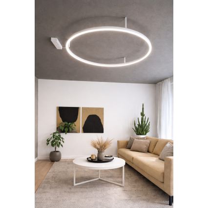 Plafonieră LED Ideal Lux ORACLE S LED/53W/230V 2700K d. 90 cm alb