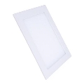 Plafonieră LED încastrabilă 12W, 230V, 3000/4000/6000K, 17x17 cm, alb