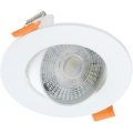 Plafonieră LED încastrată BRINO, 3/5/7W, 230V, 3000/4000/6500K, alb