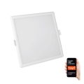 Plafonieră LED încastrată dimabilă ALGINE LED/12W/230V Wi-Fi Tuya pătrată