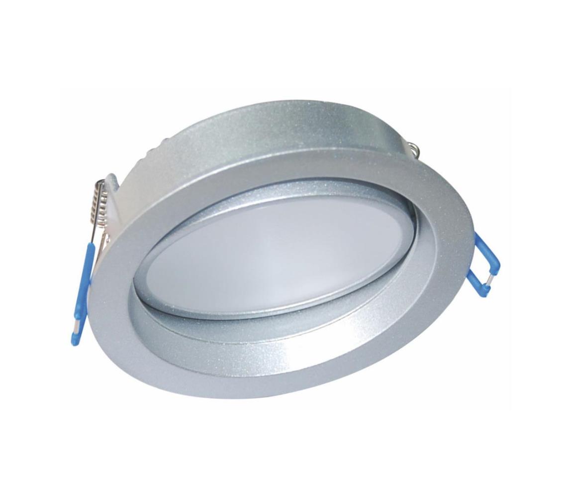 Plafonieră LED încastrată LED/10W/230V 3000K IP54 argintiu Fulgur 23147