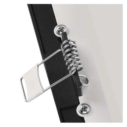 Plafonieră LED încastrată NEXXO, 18W, 230V, 3000/3500/4000K, negru, 22,5 x 22,5 cm