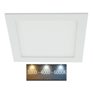 Plafonieră LED încastrată pentru baie LED/24W/230V 3000/4000/6000K IP44