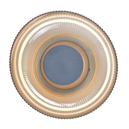 ITALUX - Plafonieră LED PASSO, 8W, 230V, 3000K, Ø25 cm, bej-fumuriu