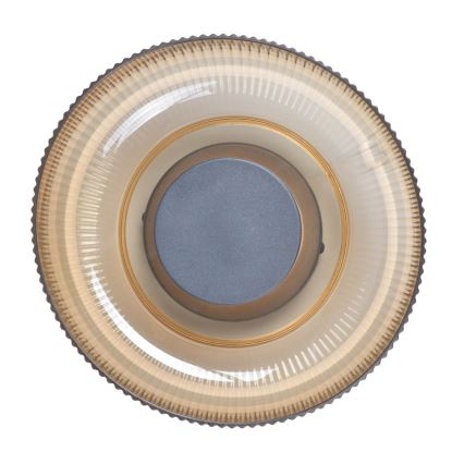 ITALUX - Plafonieră LED PASSO, 8W, 230V, 3000K, Ø25 cm, bej-fumuriu