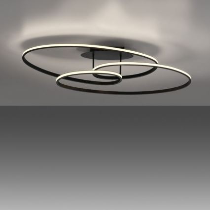 Plafonieră LED JUST LIGHT. 15321-18 LUMACA LED/33W/230V negru