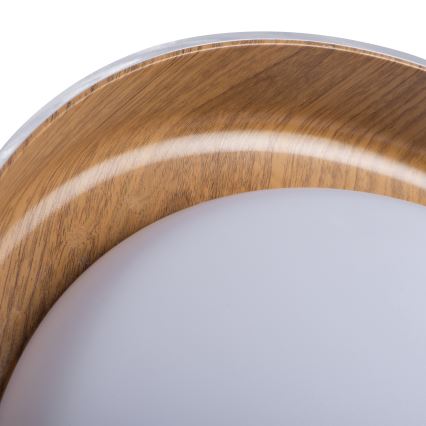 Plafonieră LED NIFU LED/17,8W/230V d. 43 cm alb/maro