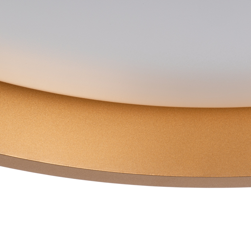 Plafonieră LED SOLN LED/17,5W/230V d. 38 cm alb/auriu