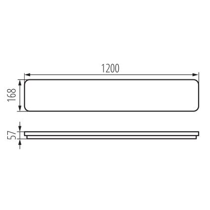 Plafonieră LED LINCEA LED/30/38/45W/230V 3000/4000/6500K IK08 IP40
