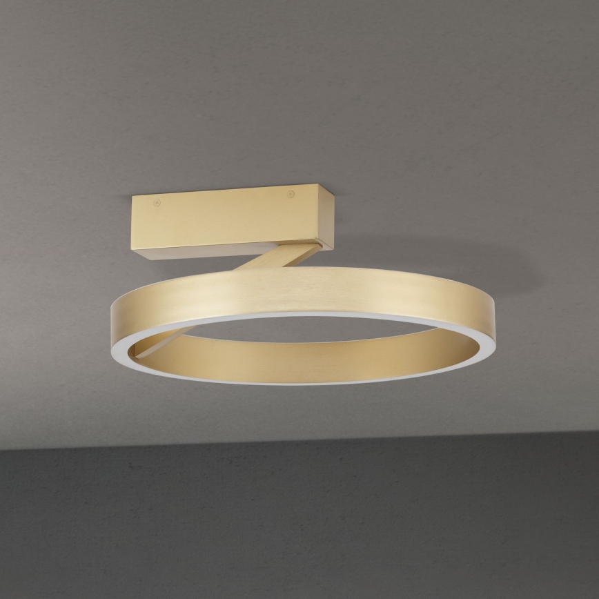 Plafonieră LED KOLK, 40W/230V, 2700/3000/4000K, Ø 40 cm, auriu