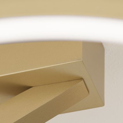 Plafonieră LED KOLK, 40W/230V, 2700/3000/4000K, Ø 40 cm, auriu