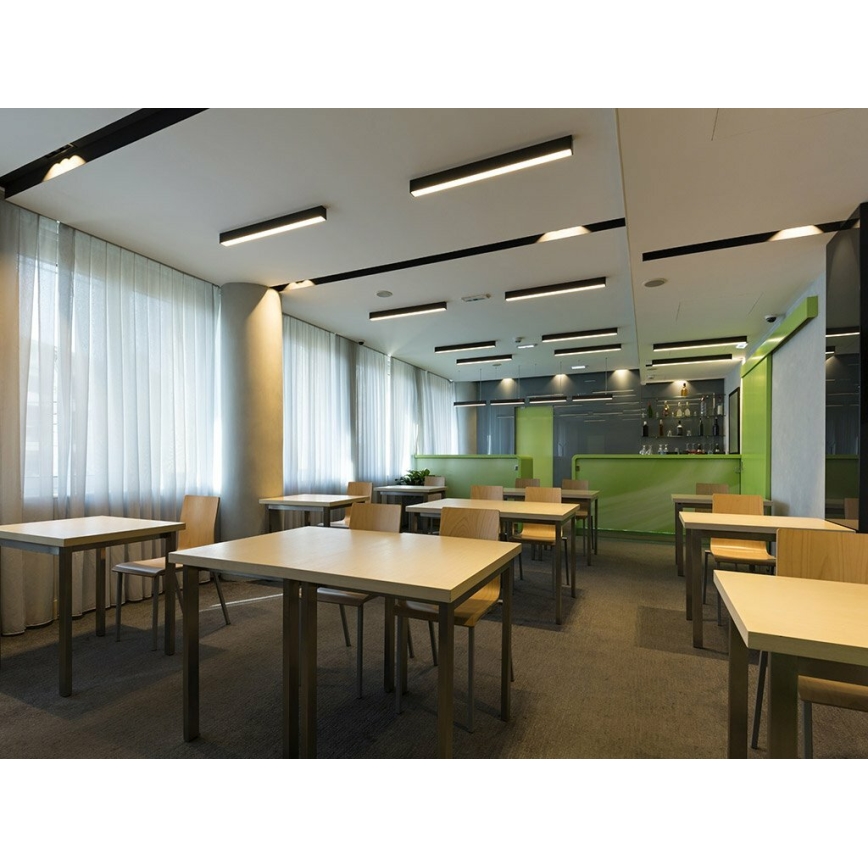 Plafonieră LED LED2 LINO LED/24W/230V 3000K/3500K/4000K negru 90 cm