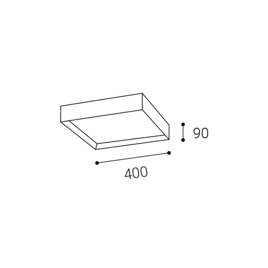 Plafonieră LED LED2 MILO LED/30W/230V neagră 3000/4000K