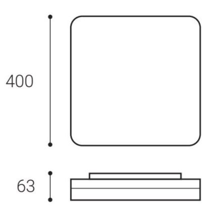 Plafonieră LED LED2 SQUARE II LED/30W/230V 3000/4000/5700K IP54