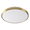 Plafonieră LED LIBRA, 24 W, 230 V, 4000 K, Ø 39 cm, auriu
