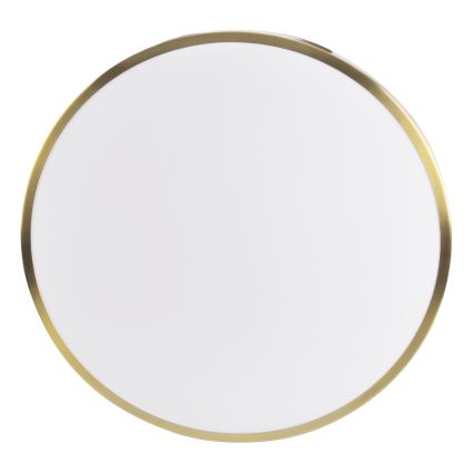 Plafonieră LED LIBRA, 24 W, 230 V, 4000 K, Ø 39 cm, auriu