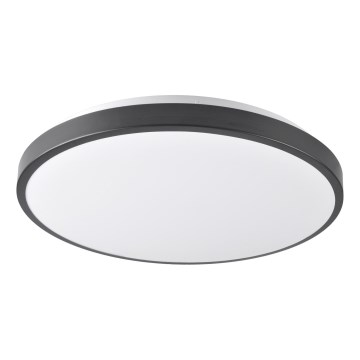 Plafonieră LED LIBRA, 24W, 230V, 4000K, Ø 39 cm, neagră