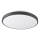 Plafonieră LED LIBRA, 24W, 230V, 4000K, Ø 39 cm, neagră