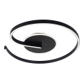 Plafonieră LED LORENZO, 22 W, 230 V, Ø 50 cm, neagră