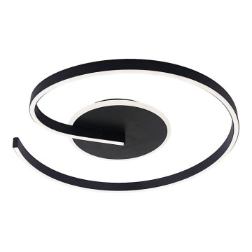 Plafonieră LED LORENZO, 22 W, 230 V, Ø 50 cm, neagră