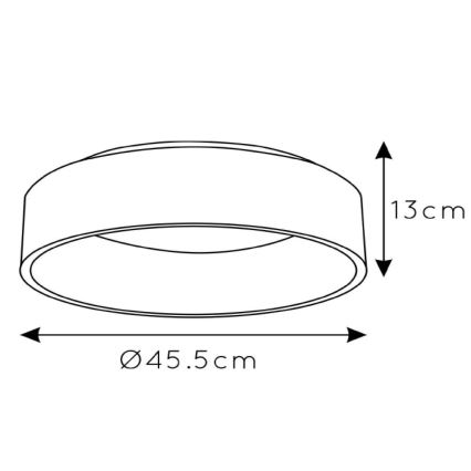Plafonieră LED dimabilă Lucide 46100/32/31 TALOWE LED LED/30W/230V