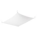 Plafonieră LED LUNA 2xG13/8,5W/230V 80x105 cm albă