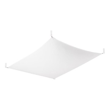 Plafonieră LED LUNA 2xG13/8,5W/230V 80x105 cm albă