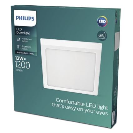 Plafonieră LED/12W/230V 2700K albă Philips