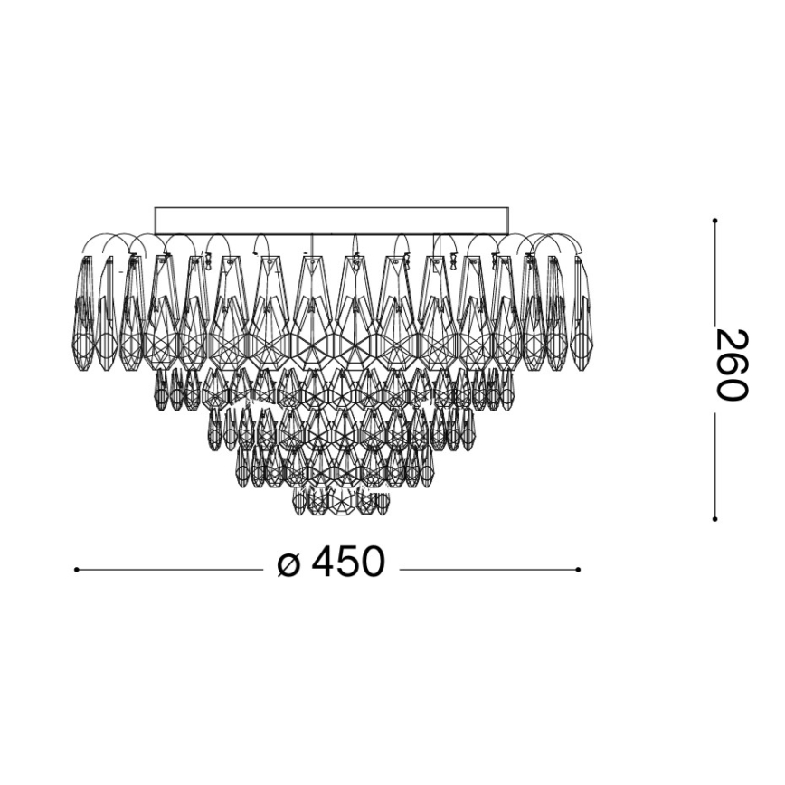 Plafonieră LED MAGNOLIA 7xG9/3W/230V Ideal Lux