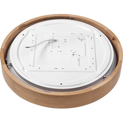 Plafonieră LED MANAROLA SIMPLE Brilagi LED/24W/230V 3000K stejar d. 41 cm