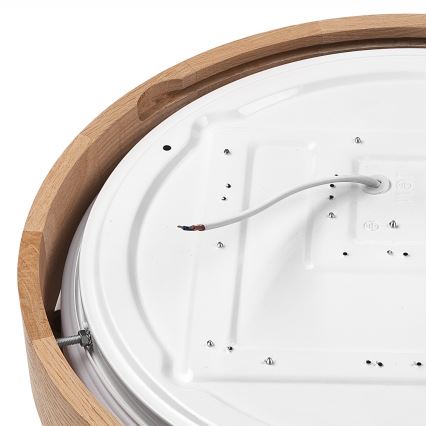 Plafonieră LED MANAROLA SIMPLE Brilagi LED/24W/230V 3000K stejar d. 41 cm