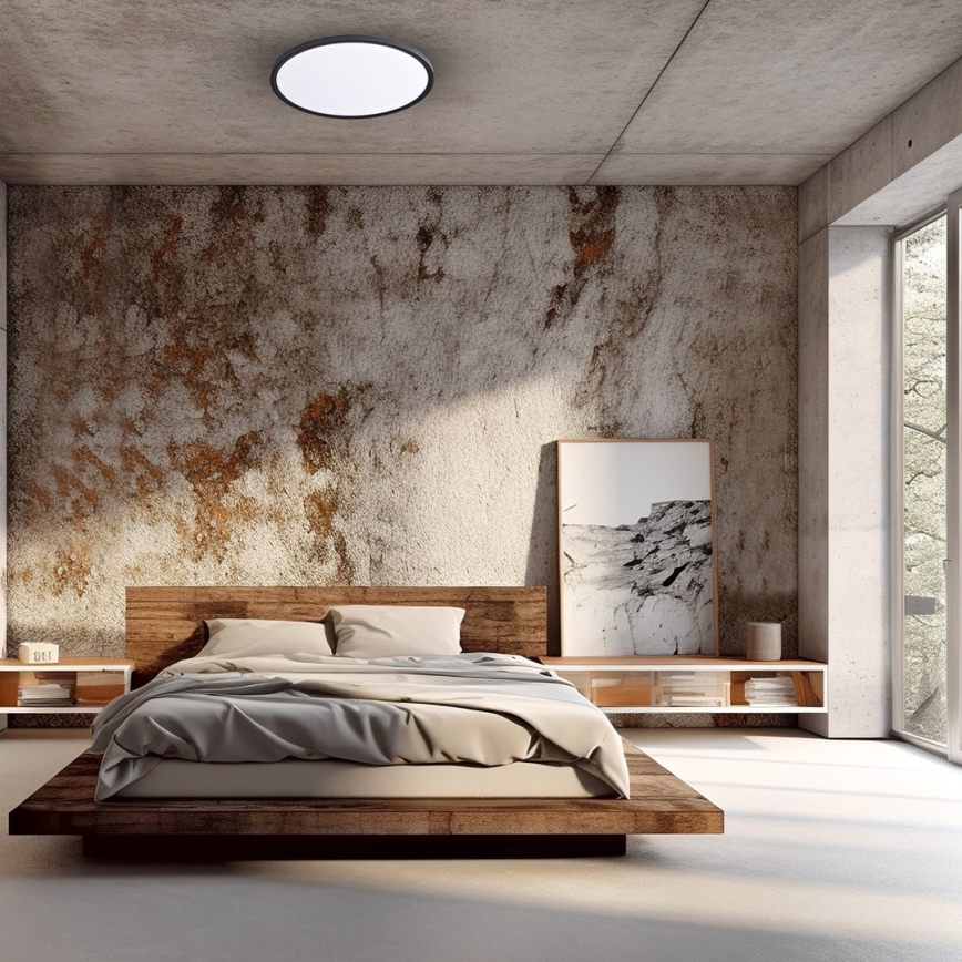 Plafonier LED MAQ LED/50W/230V 3000/4000/6500K IP40 negru