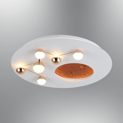 Plafonieră LED MARS, 48 W, 230 V, 3000 K, alb