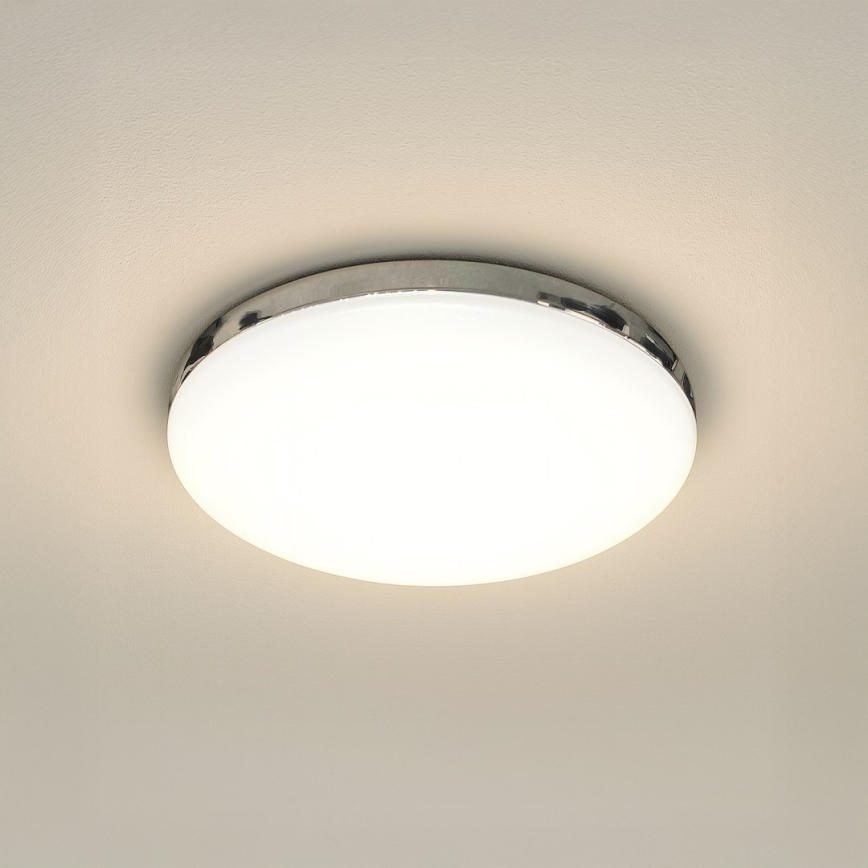 Plafonieră LED MAYA, 10W/230V, Ø 26 cm, crom lucios