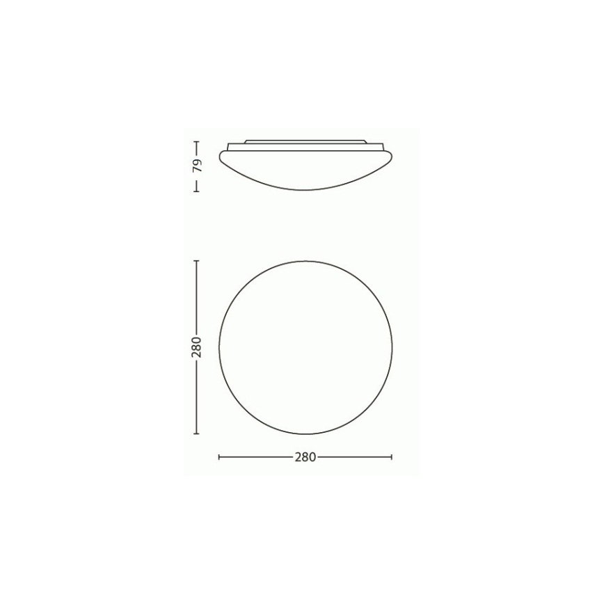Philips 31801/31/EO - Plafoniera LED MYLIVING SUEDE 4xLED/2,4W/230V