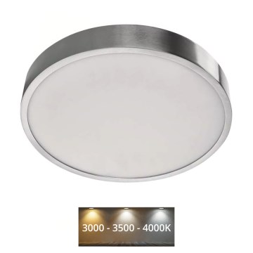 Plafonieră LED NEXXO LED/28,5W/230V 3000/3500/4000K d. 30 cm crom
