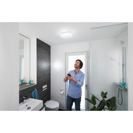Osram - Plafonieră LED dimabilă SMART+ AQUA pentru baie, 12 W, 230 V, 3000–6500 K, IP44, Wi‑Fi