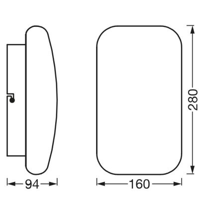 Osram - Plafonieră LED dimabilă SMART+ AQUA pentru baie, 12 W, 230 V, 3000–6500 K, IP44, Wi‑Fi