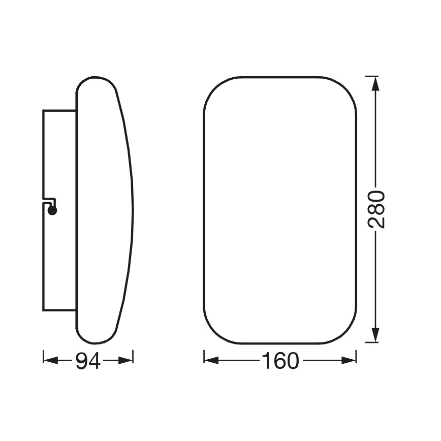 Osram - Plafonieră LED dimabilă SMART+ AQUA pentru baie, 12 W, 230 V, 3000–6500 K, IP44, Wi‑Fi