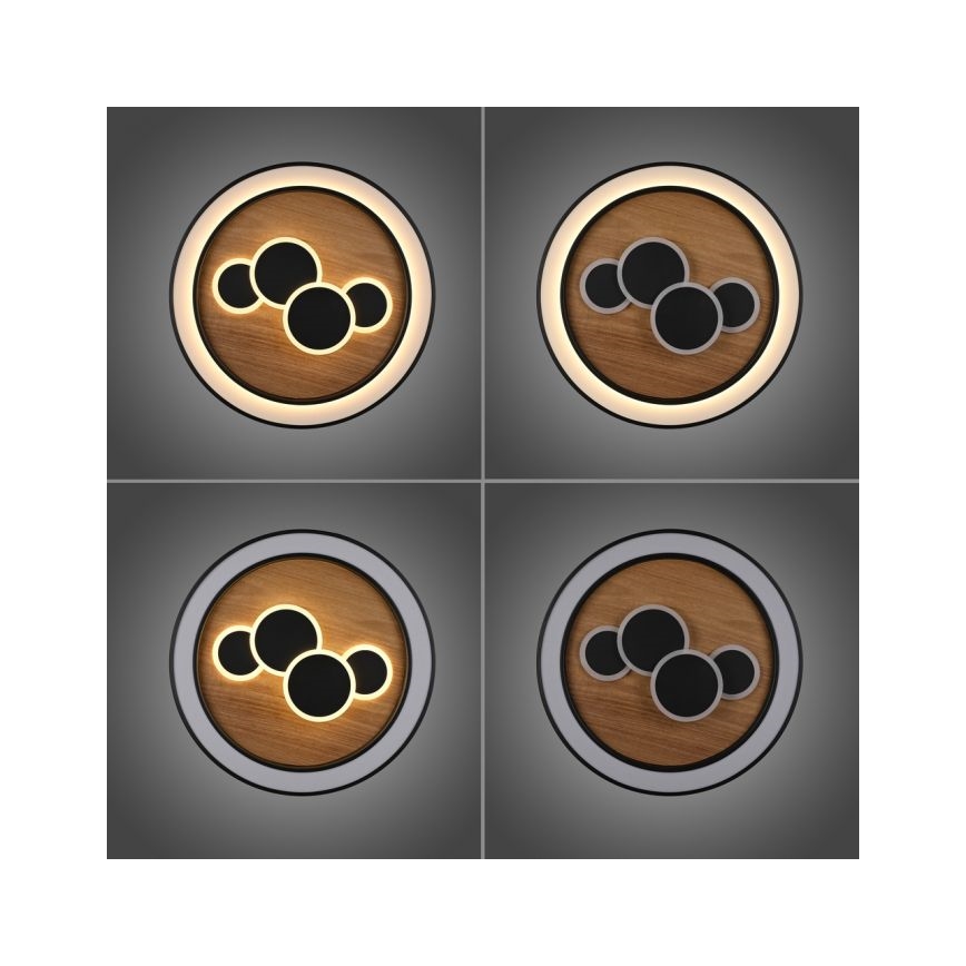 Plafonieră LED Paul Neuhaus 6284-79 ELIZA LED/55,5W/230V d. 60 cm stejar