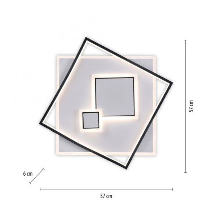 Plafonieră LED Paul Neuhaus 6390-16 MAILAK LED/37W/230V
