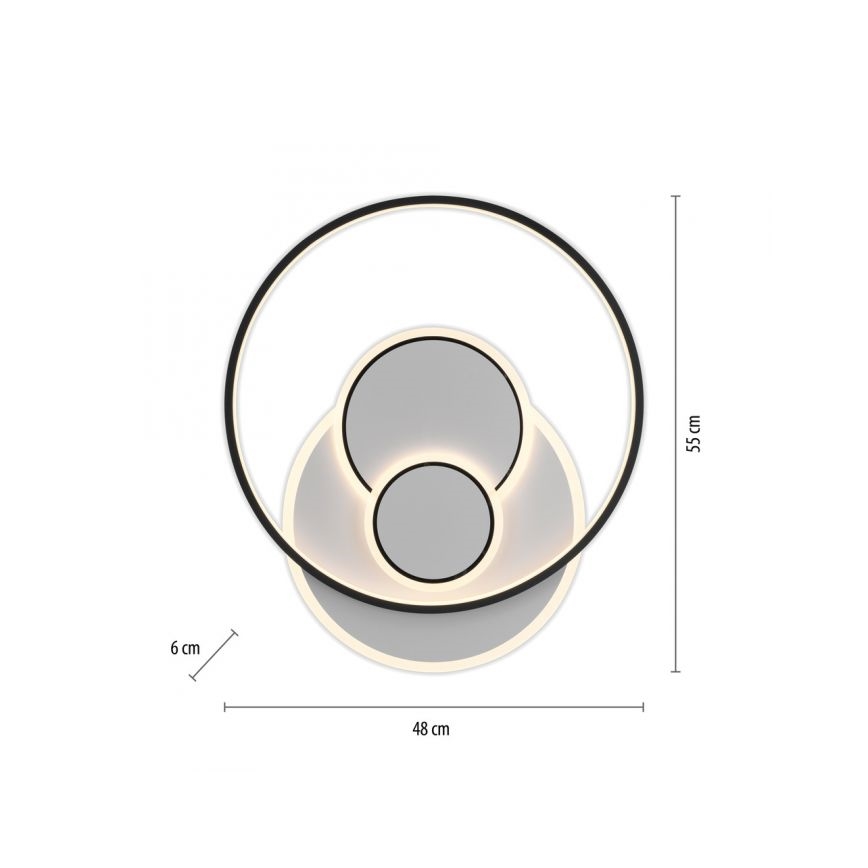 Plafonieră LED Paul Neuhaus 6392-16 MAILAK LED/27W/230V