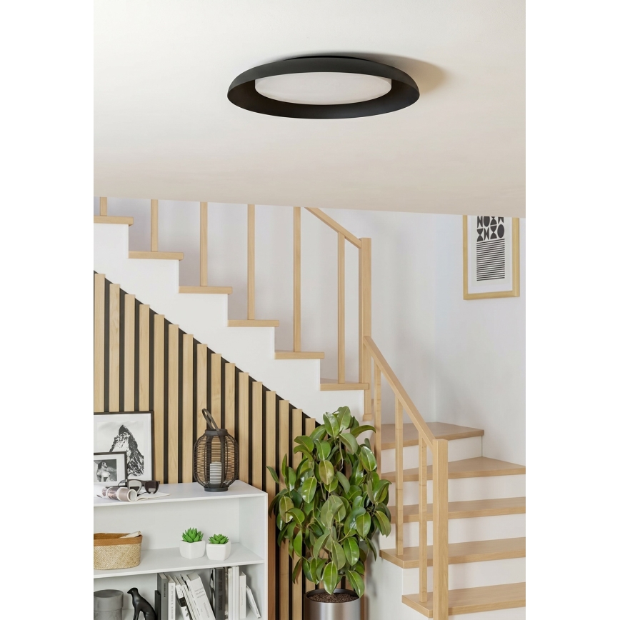 Plafonieră LED/17,1W/230V neagră Eglo
