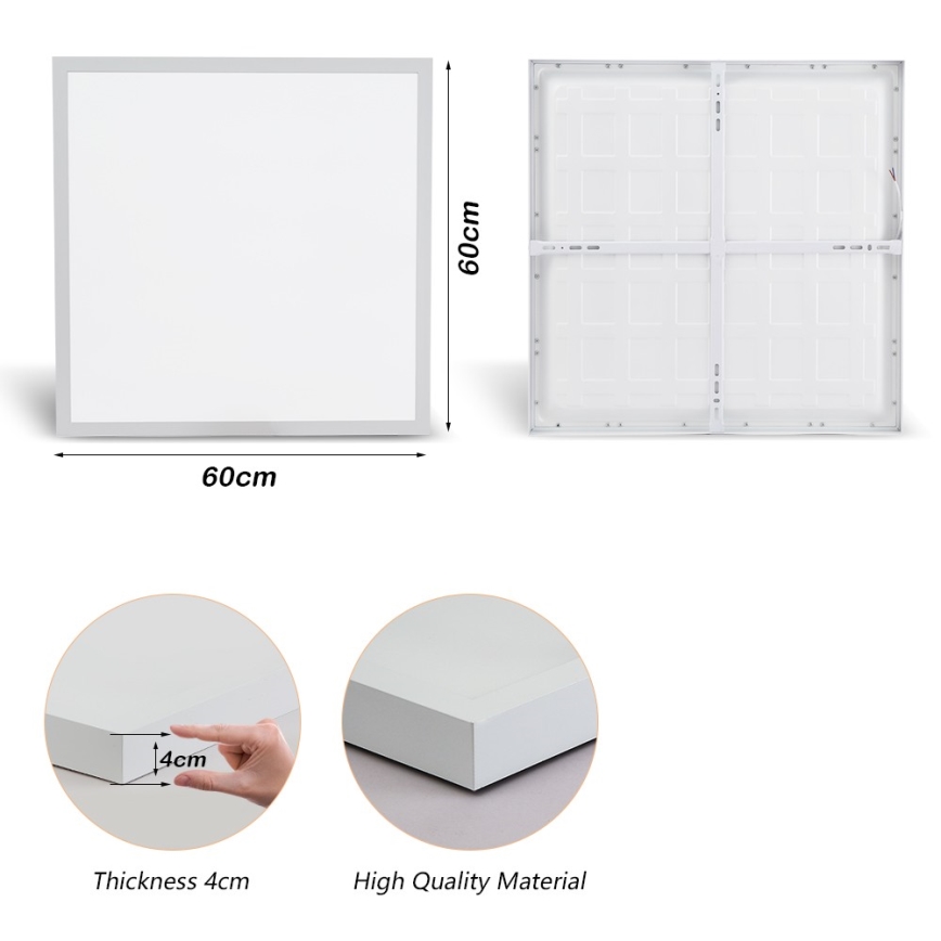 Plafonieră LED pentru baie Brilagi FRAME LED/50W/230V 3000/4000/6000K IP44 alb