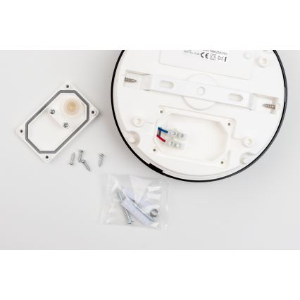 Plafonieră LED pentru baie Brilagi PERA LED/18W/230V d. 22 cm IP65 negru