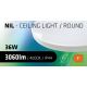 Plafonieră LED pentru baie CIRCLE LED/36W/230V 4000K d. 45 cm IP44 alb